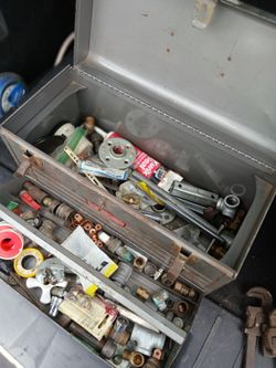 Vintage, Craftsman Plumbers Tool Box, full