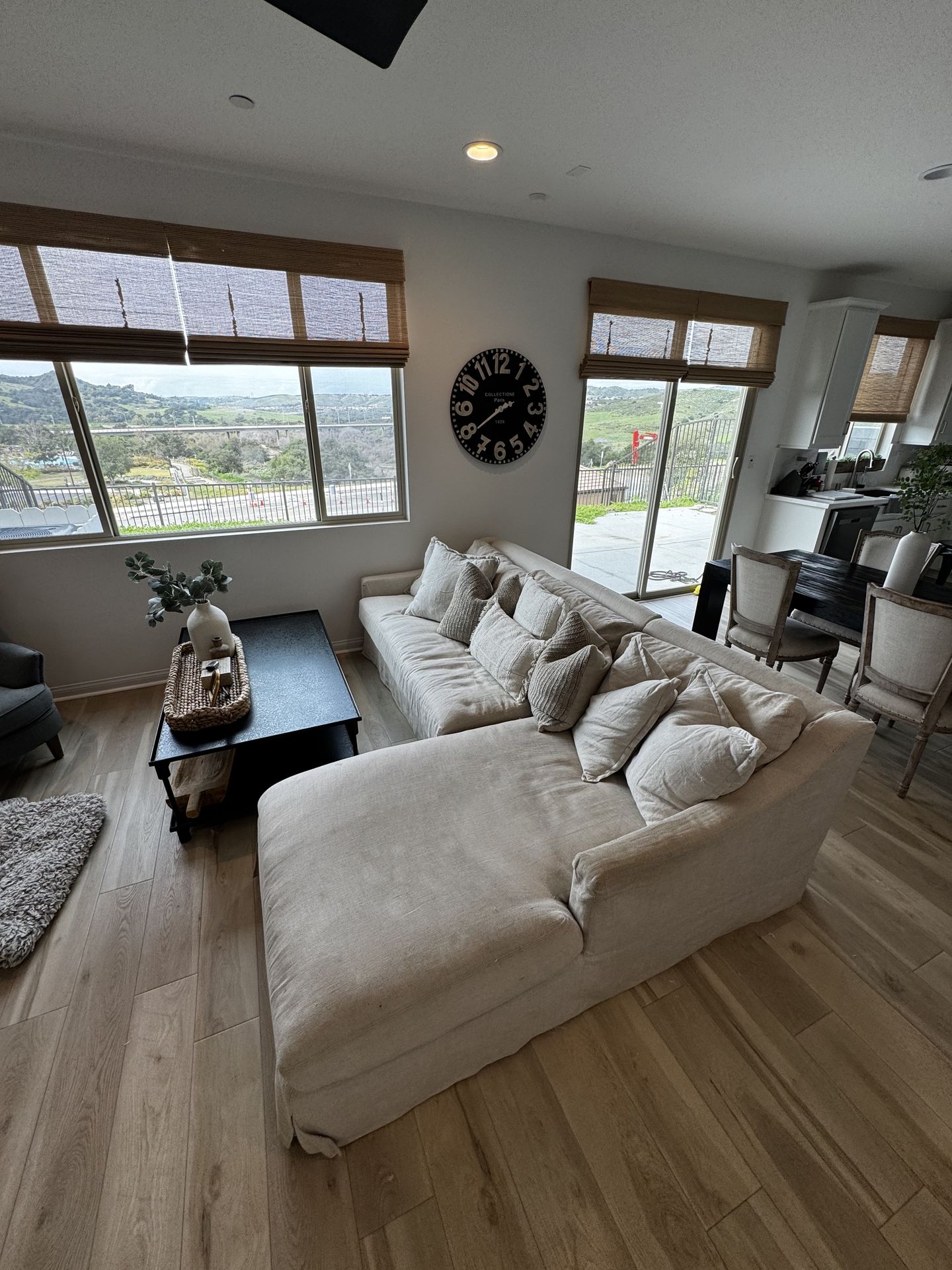 Restoration Hardware down sectional