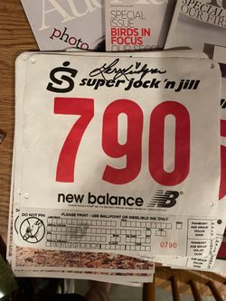 Signed Gerry Lindgren Race Bib