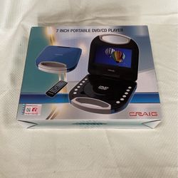 7in Portable DVD/CD Player 