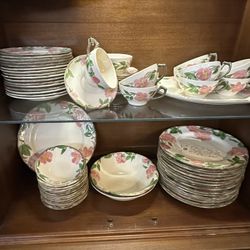 Vintage Franciscan Desert Rose Set 