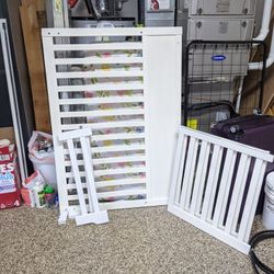 Free Crib Rails (For Parts) Baby Gate