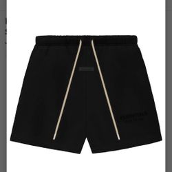 BRAND NEW ESSENTIALS SHORTS JET BLACK