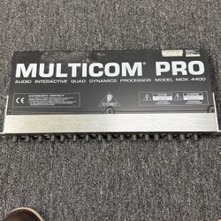 Behringer Multicom Pro Model MDX4400 4 Channel Compressor Limiter