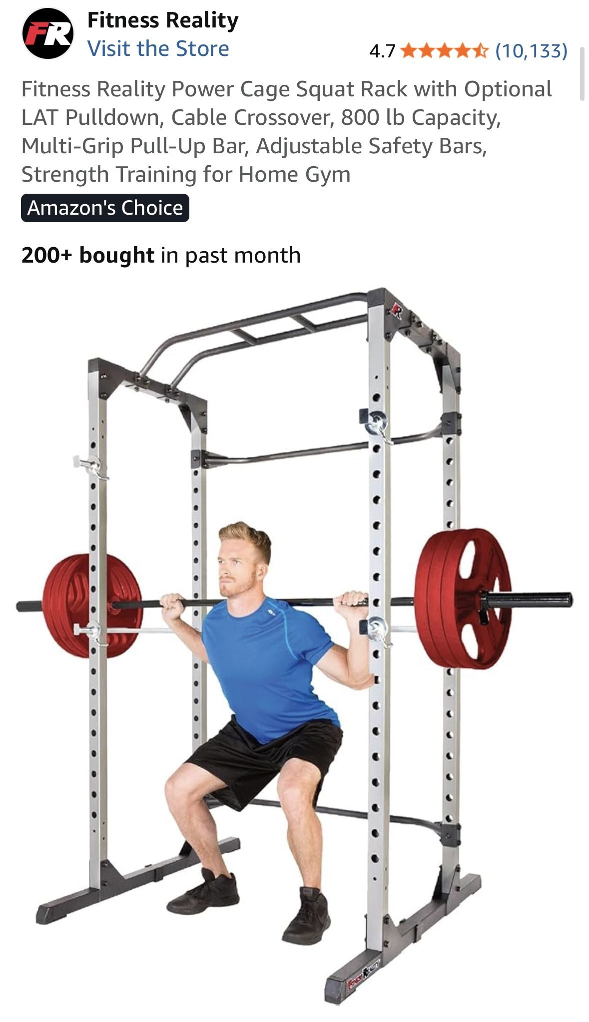 Power cage with Lat Pull Down And Dip Bars Accessories And