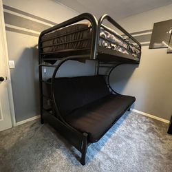 Bunk Bed Futon with Twin and Full size bed