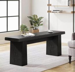 YS0291 new in box  Wooden Entryway Bench, 47-Inch Wood Dining Table Bench Long Kitchen Bench with St