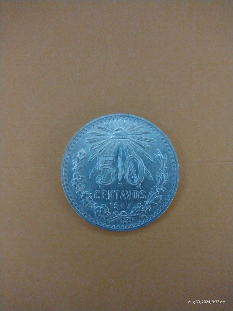 Silver Coin Moneda De Plata Mexicana