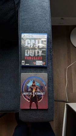 PS5 Console + Call of Duty Vanguard + Mortal Kombat 1 Steelbook+3 controllers