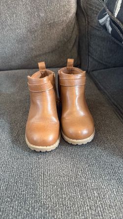 Toddler Brown Ankle Boots