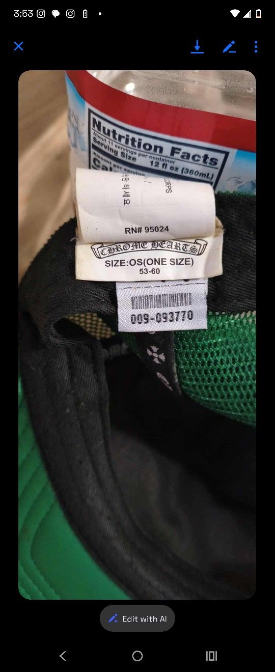 Chrome Hearts Matty Boy Sex Records Trucker Hat – Green/Yellow