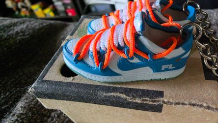 Mini collectible sneaker keychains