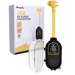 Snowy Fox 30 Amp RV Surge Protector LED Indicator Light for Camper Trailer