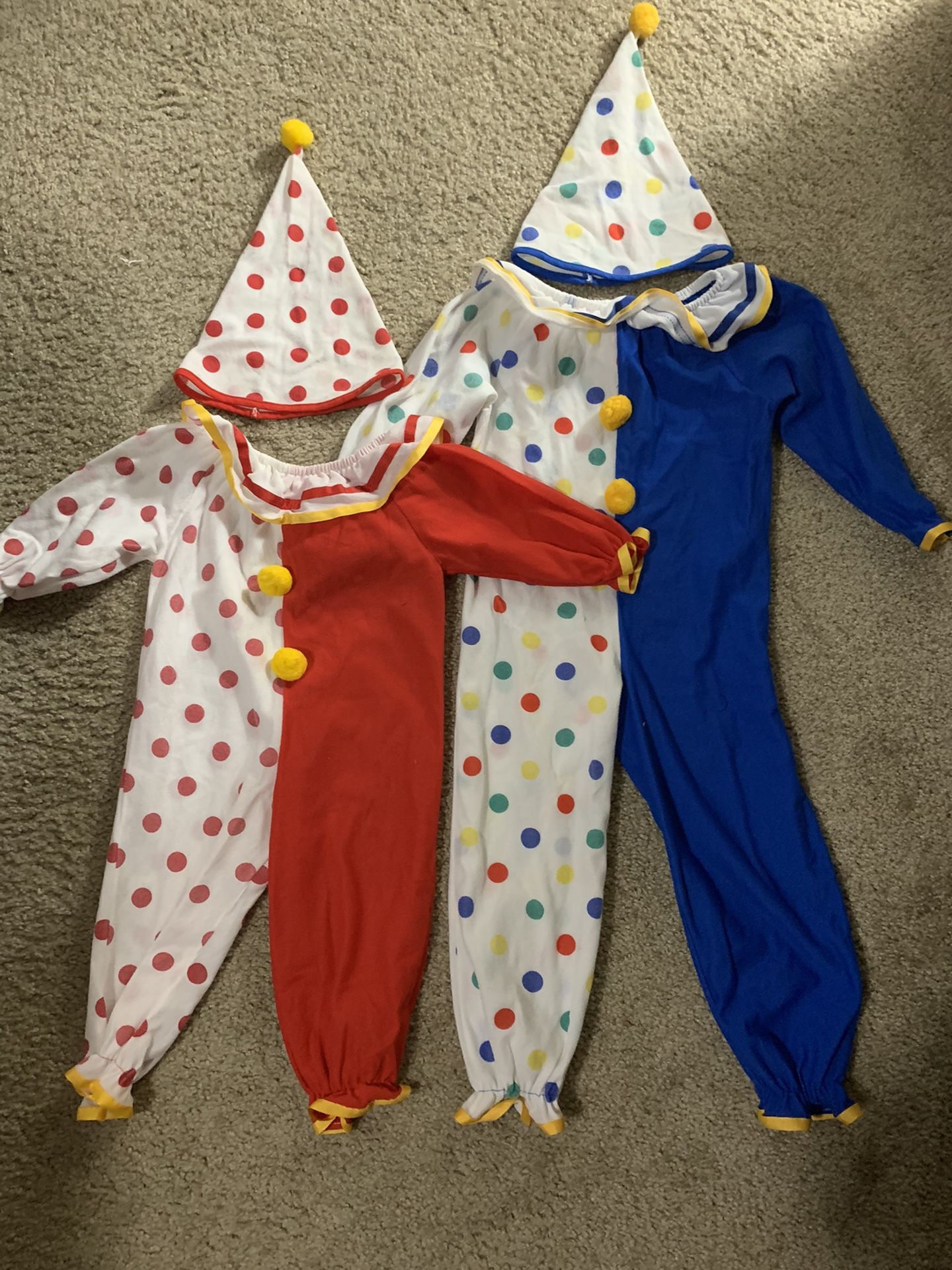 Kids clown costumes