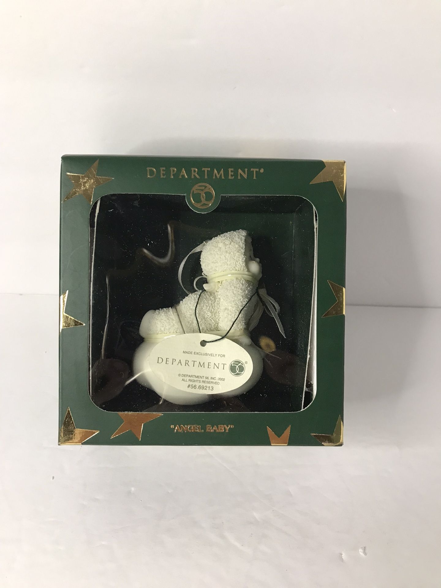 Dept 56 Snowbabies 'Angel Baby' Christmas Ornament Vintage Retired