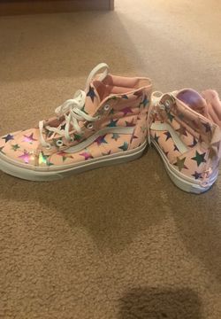 Brand New Pink Star Vans