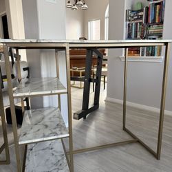 Faux Marble High Table 