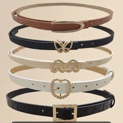 5pcs Women'S Belt Set For $20