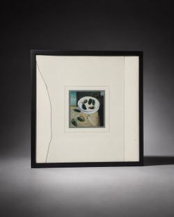 Framed Still Life Painting of Mussels