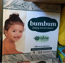 Bumbum Luxury Skincare Diapers Size 4