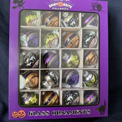 Christopher Radko Shiny Brite Halloween Glass Ornaments NEW