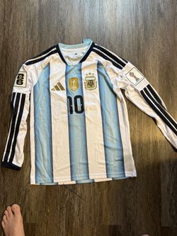 Lionel Messi Argentina Brand New Word Cup Soccer Jersey  Adidas