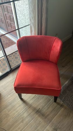 Velvet Armless Chair