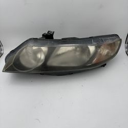 2006 to 2008 Honda Civic OEM Left Driver Side Headlight Lamp