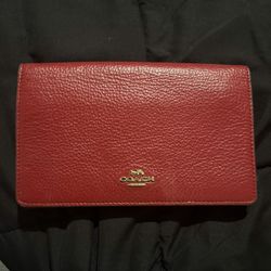 Coach Red Wallet 