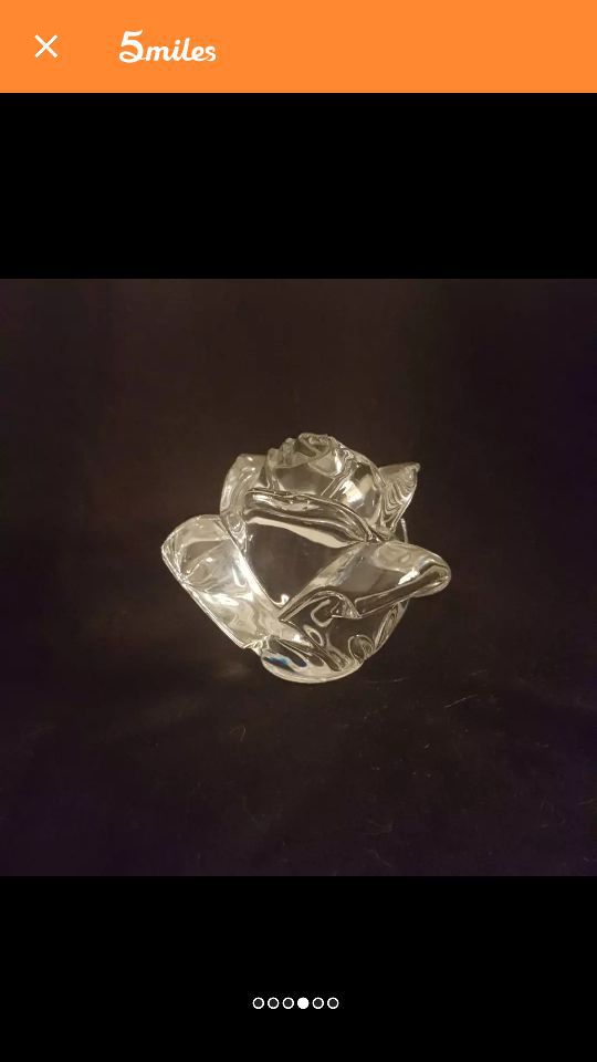Waterford Crystal Rose