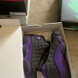 Retro Air Jordan 13s purple 