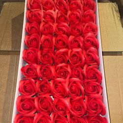 50pcs Artificial Soap Roses