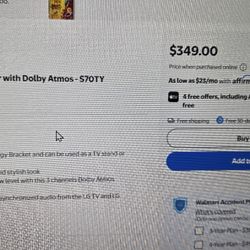 Brand New LG Sound Bar And Sub