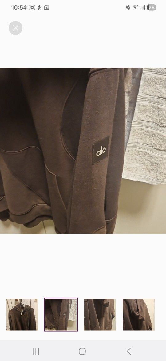 Alo Waves Hoodie Mens Medium Like New