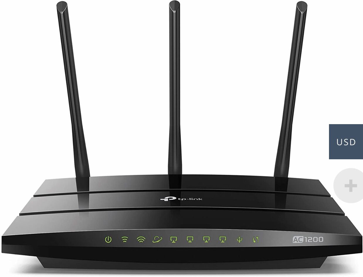 3 Qty TP Link Archer C1200 Routers Wifi Internet