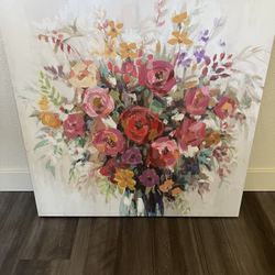 Floral Canvas Painting 