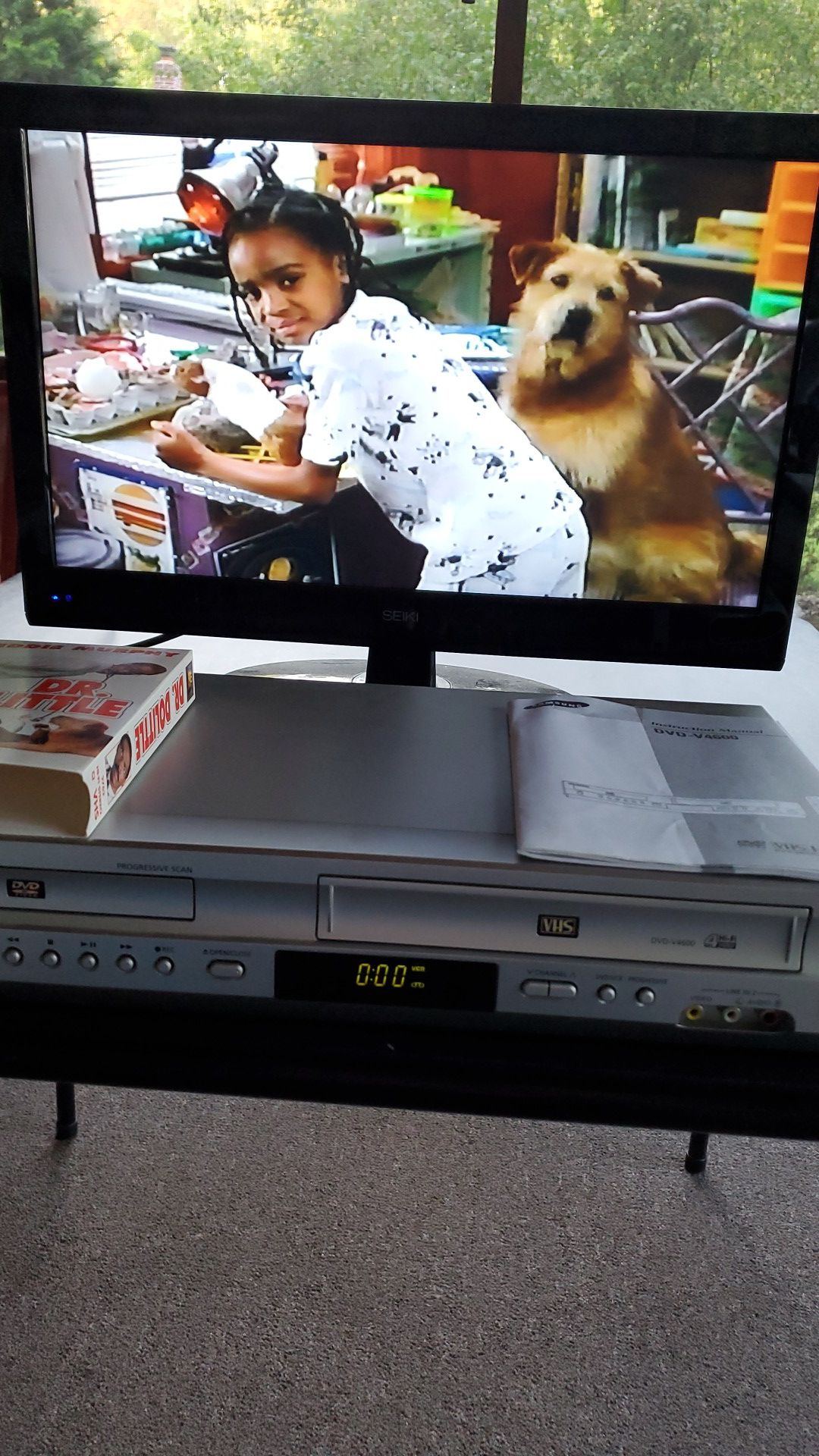 SAMSUNG DVD / VHS PLAYER.