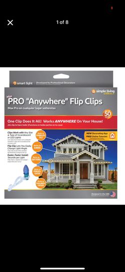 NEW BOX - 50ct Max Pro Holiday Light Clips (versatile)