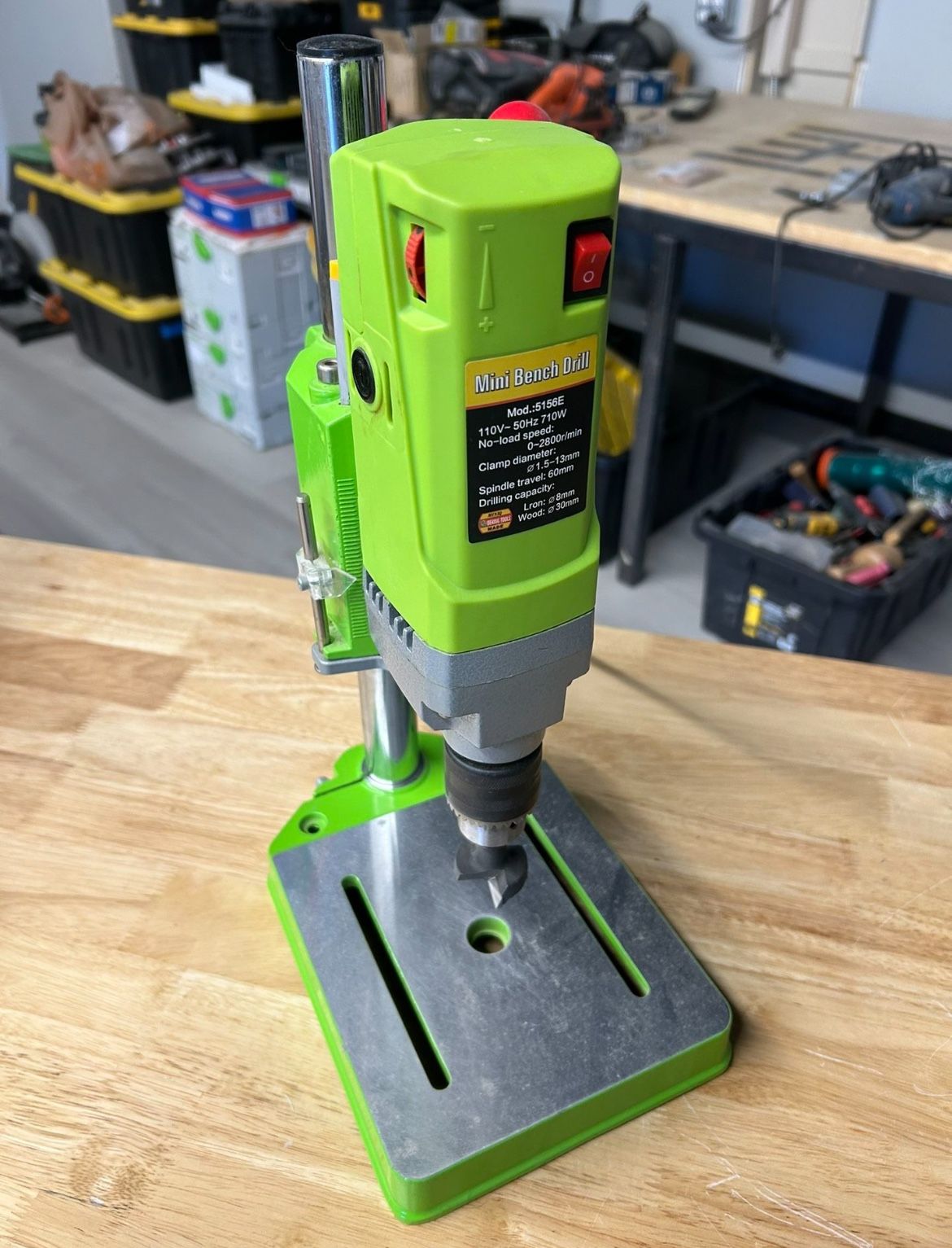 Mini Bench Drill Tool 710W High Power Precision Drilling Machine