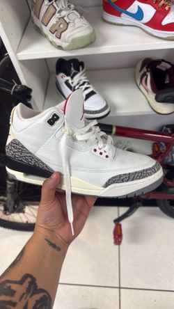 jordan 3 white cement