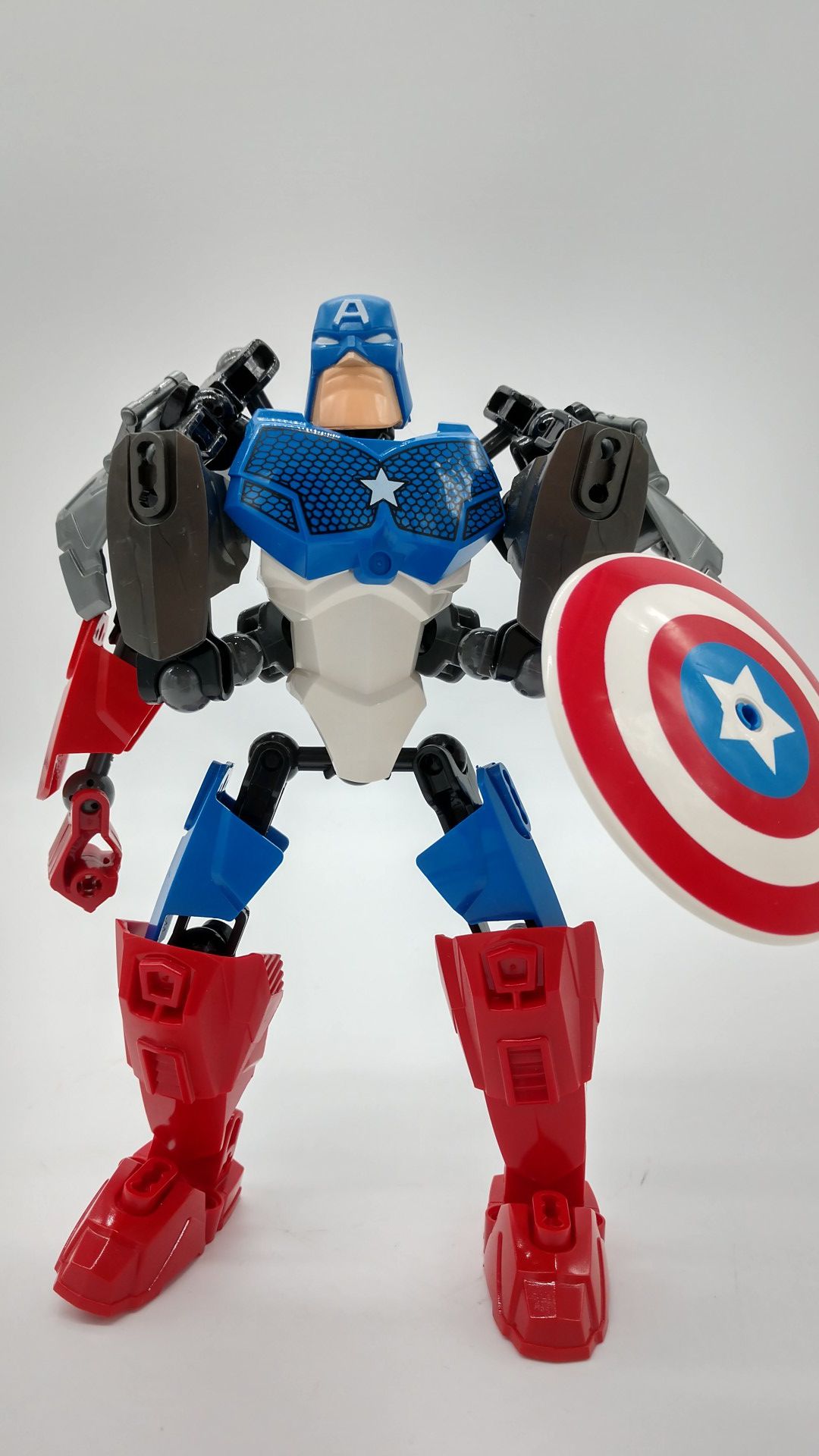 Futuristic Captain America posable action figure