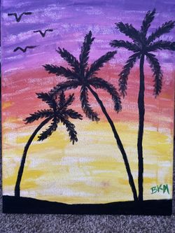 18x14 Acrylic Canvas Painting Original