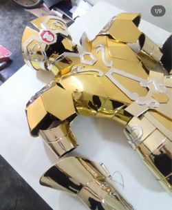Armadura de Geminis Cosplay para Adulto Talla Mediano/Grande Caballeros del Zodiaco