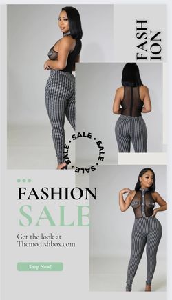 Houndstooth Women's Jumpsuit