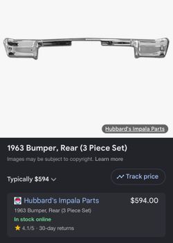 1963 Chevy Impala bumpers