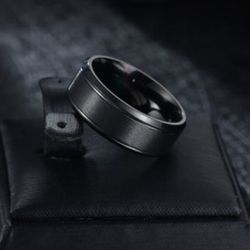 Men’s Fashion Stainless Steel Wedding Band Size 11