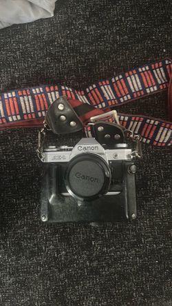 Canon camera with case