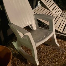 Resin Rocking Chair 