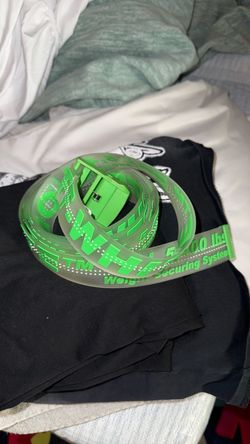 Off-white construction belt