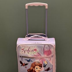 DISNEY 'Princess Sofia' 19" x 12" x 8" Little Girl's Softside LUGGAGE.